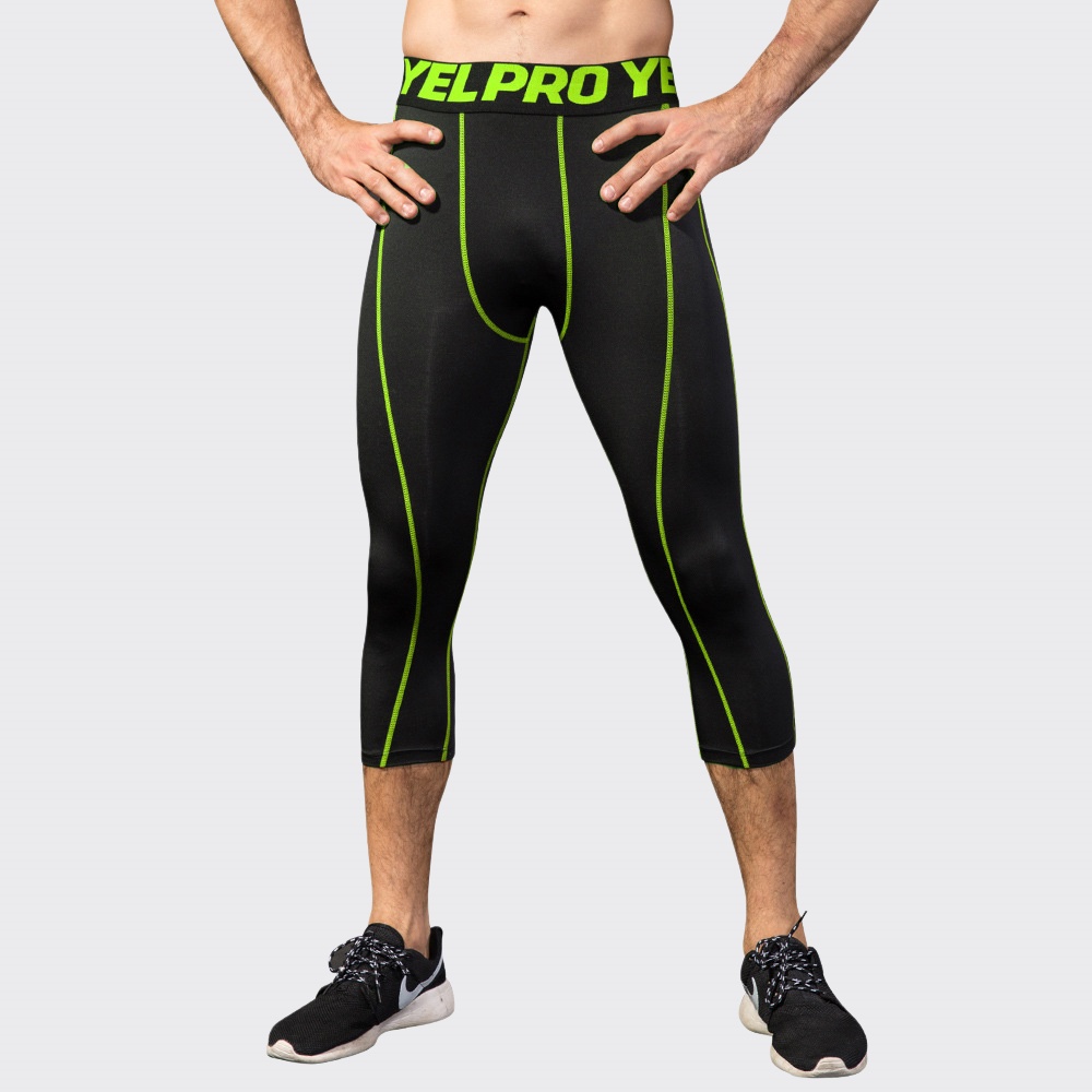 Męskie legginsy kompresyjne do – Sports Equipment Logo recenzja i cena