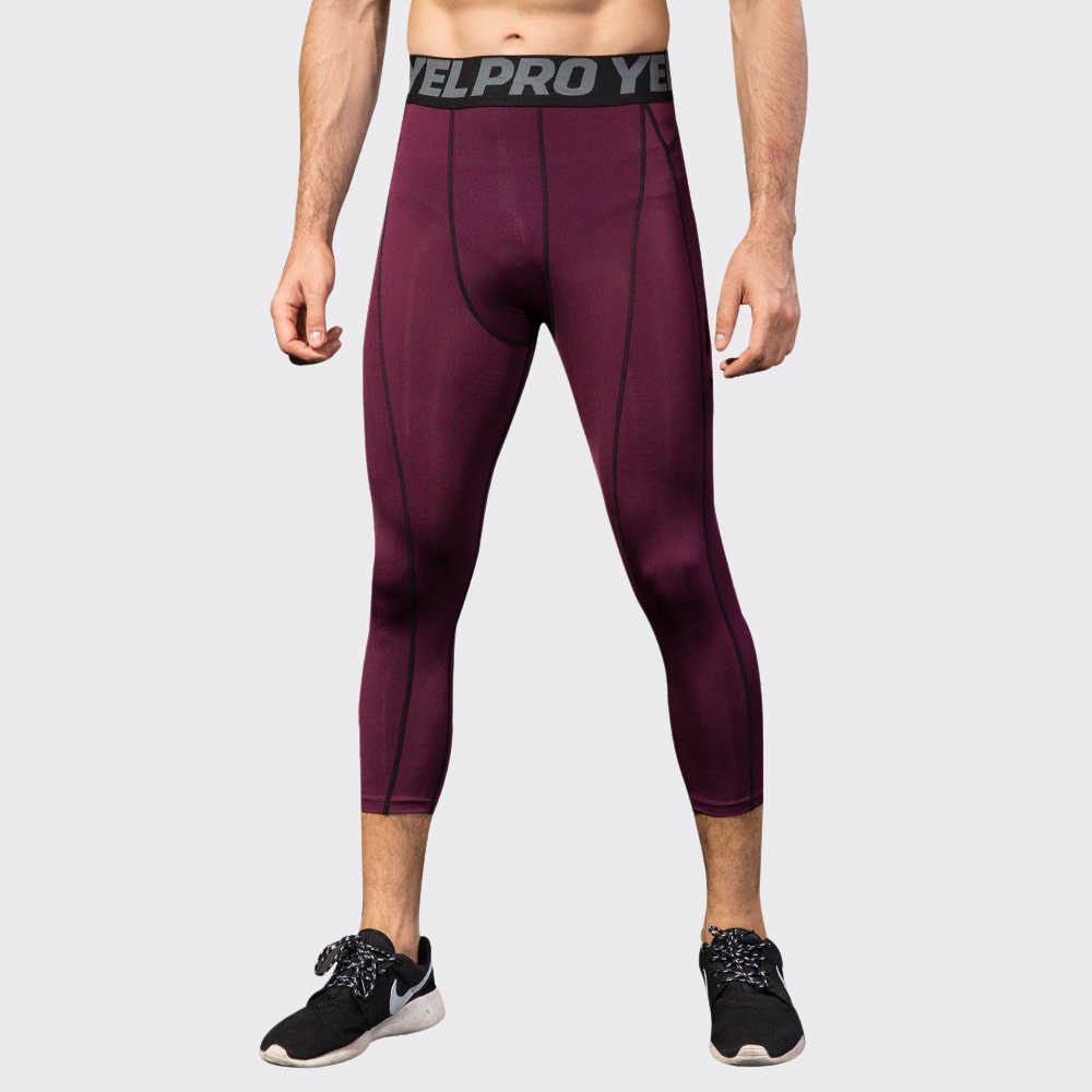 Męskie legginsy kompresyjne do – Sports Equipment Logo recenzja i cena