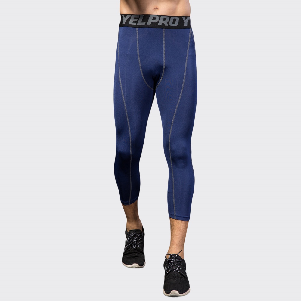 Męskie legginsy kompresyjne do – Sports Equipment Logo recenzja i cena