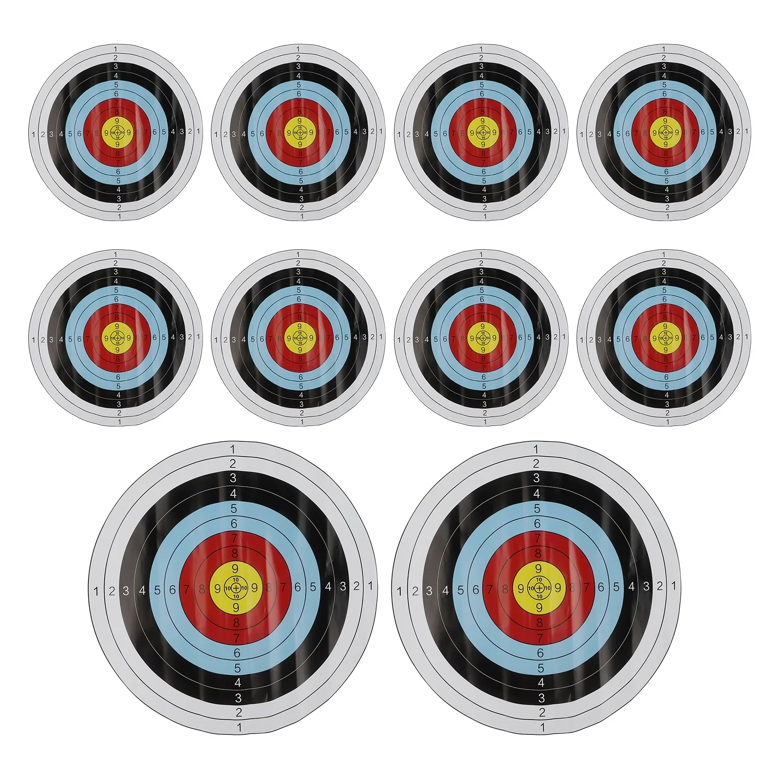 10 szt. 40x40cm cele łucznicze – Archery Target Face recenzja i cena
