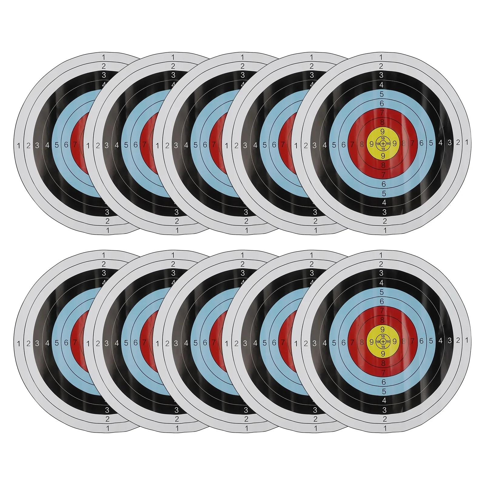 10 szt. 40x40cm cele łucznicze – Archery Target Face recenzja i cena
