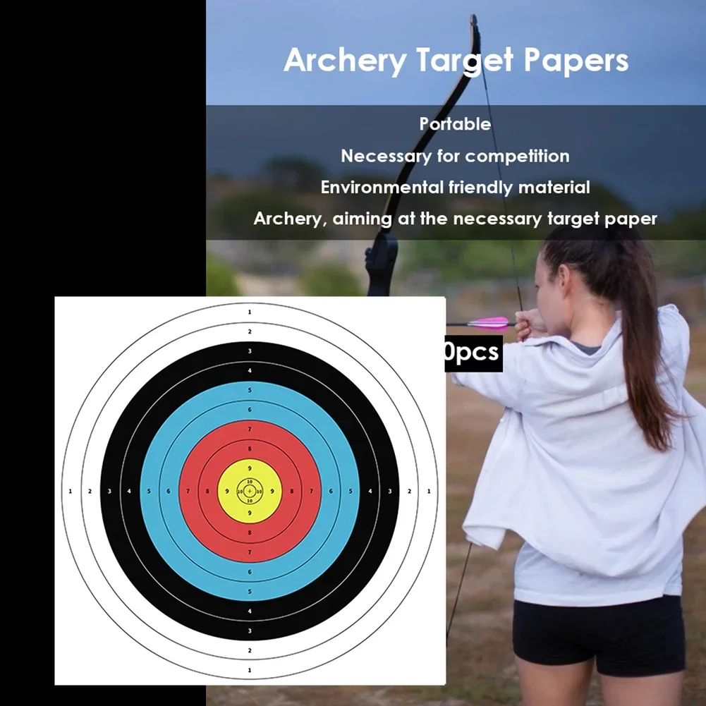 10 sztuk/partia Profesjonalne  – Archery Target Face recenzja i cena