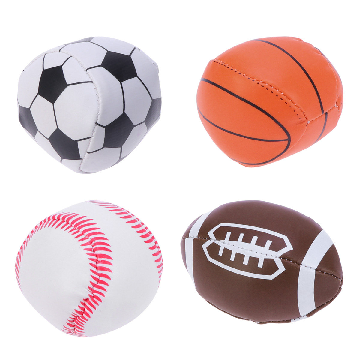 Zestaw 4 piłek sportowych mini – Rugby Training Ball recenzja i cena