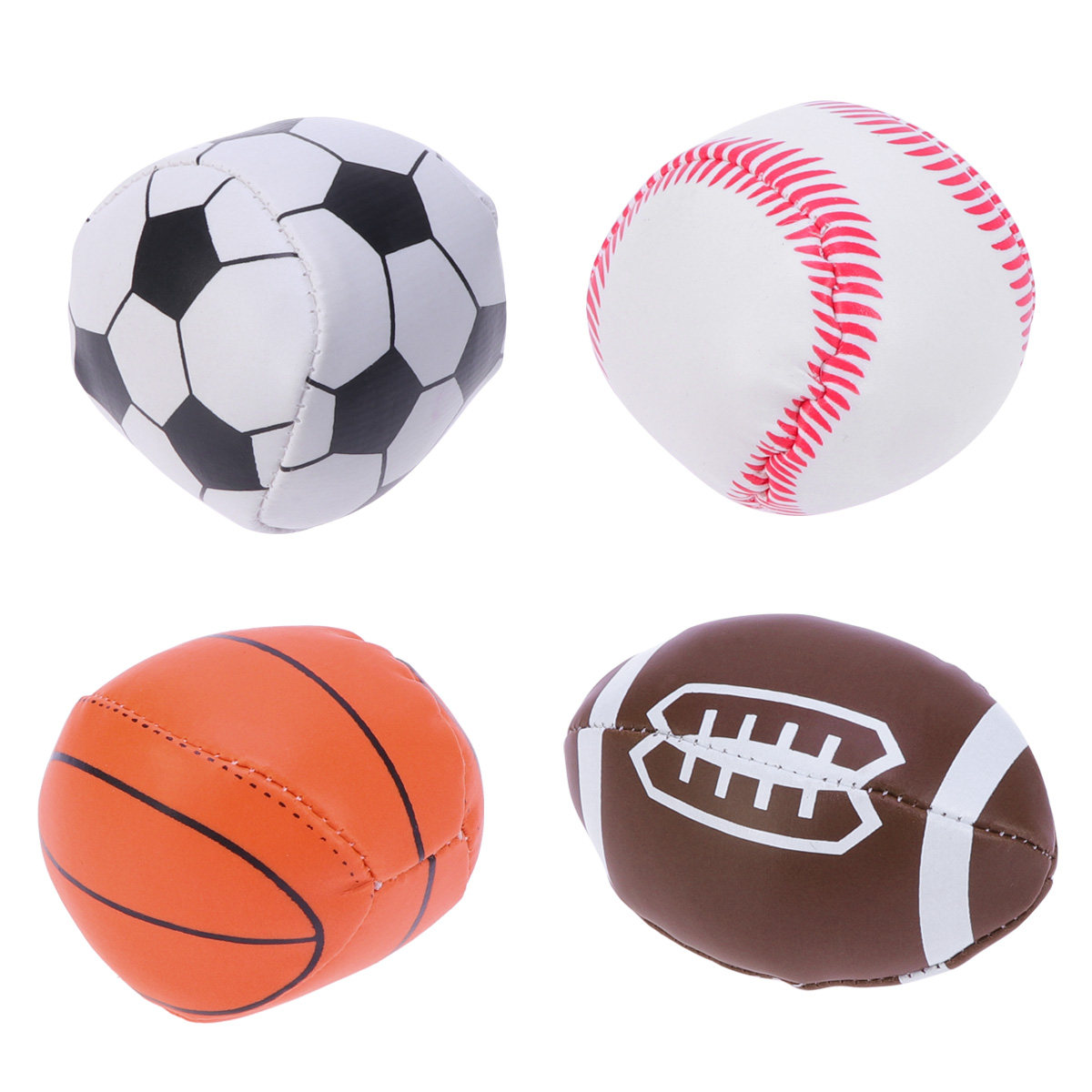 Zestaw 4 piłek sportowych mini – Rugby Training Ball recenzja i cena